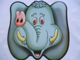 Prostírání PVC-dětské-slon