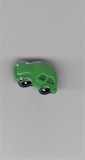 Knoflík dětský zelené auto