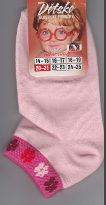 Dětské  ponožky  krátké velikost 20-21(31-32)