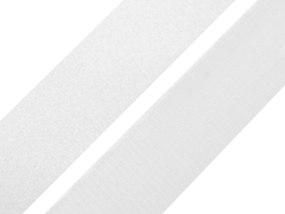 Suchý zip šíře 38mm bílý komplet 