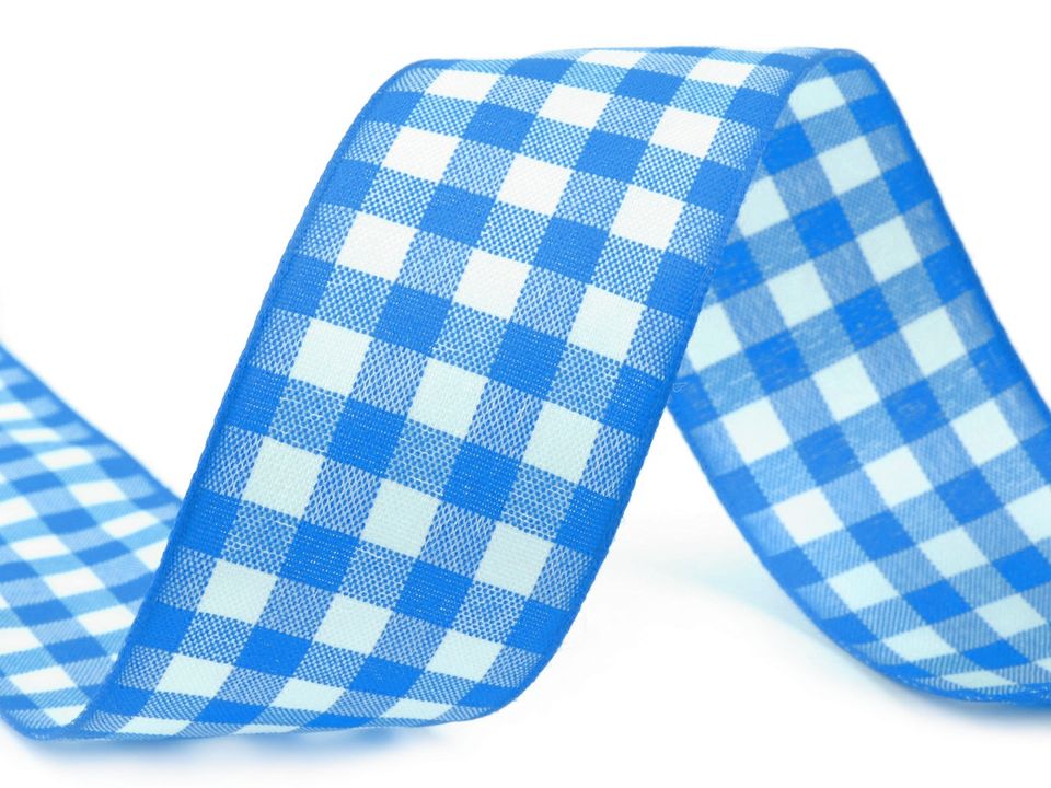 Károvaná stuha šíře 37 mm 