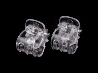 Skřipec do vlasů 10x13 mm transparent 