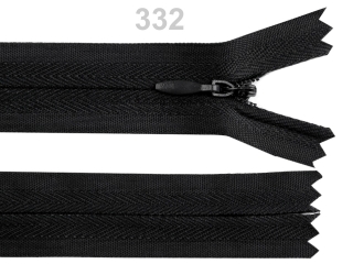 Spirálový zip skrytý šíře 3 mm délka 16 cm 