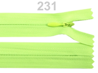 Zipy spirálové skryté 45cm