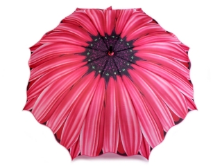 Dámský vystřelovací deštník květ